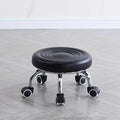 Household wheeled floor-cleaning chairs, wheeled seam sealing stools, low stools, rotating nail and pedicure round stools  스툴