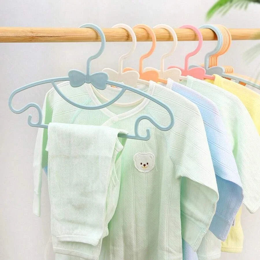 10/20/50pcs Baby Hangers Children Coats Storage Hanger Closet Organizer Kids Clothes Hanger Racks Portable Plastic Hangers Home