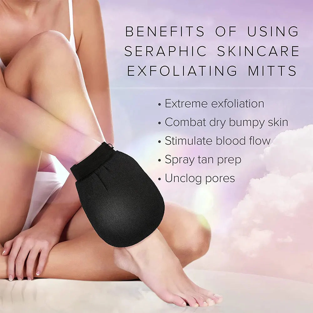 Moroccan Hammam Exfoliating Shower Gloves Painless Remove Dead Skin Scrub Body Korean Massage Mitt Bathroom Cleaning Gadget 1pc