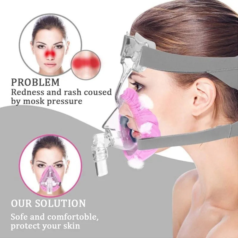 CPAP Mask Liners Reusable Fabric Comfort Covers | Reduce Air Leaks and Skin Irritation