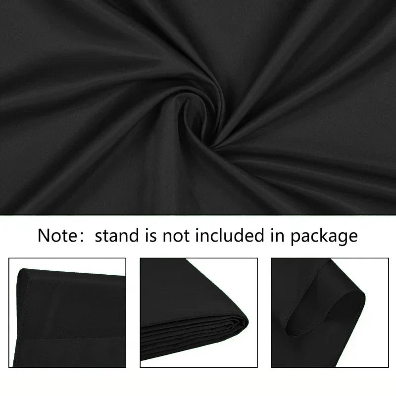 Portable black background fabric, suitable for photography, multifunctional and easy to install background fabric