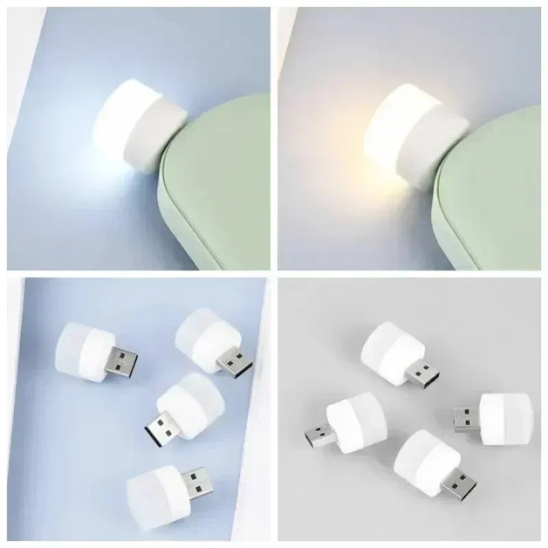 Mini LED Book Light | USB Rechargeable Reading Lamp for Bedroom and Travel