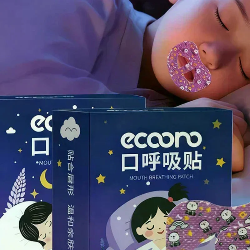 30 PCS Cartoon Anti-Snoring Nose Patch | Sleep Aid Mouth Closure Tape