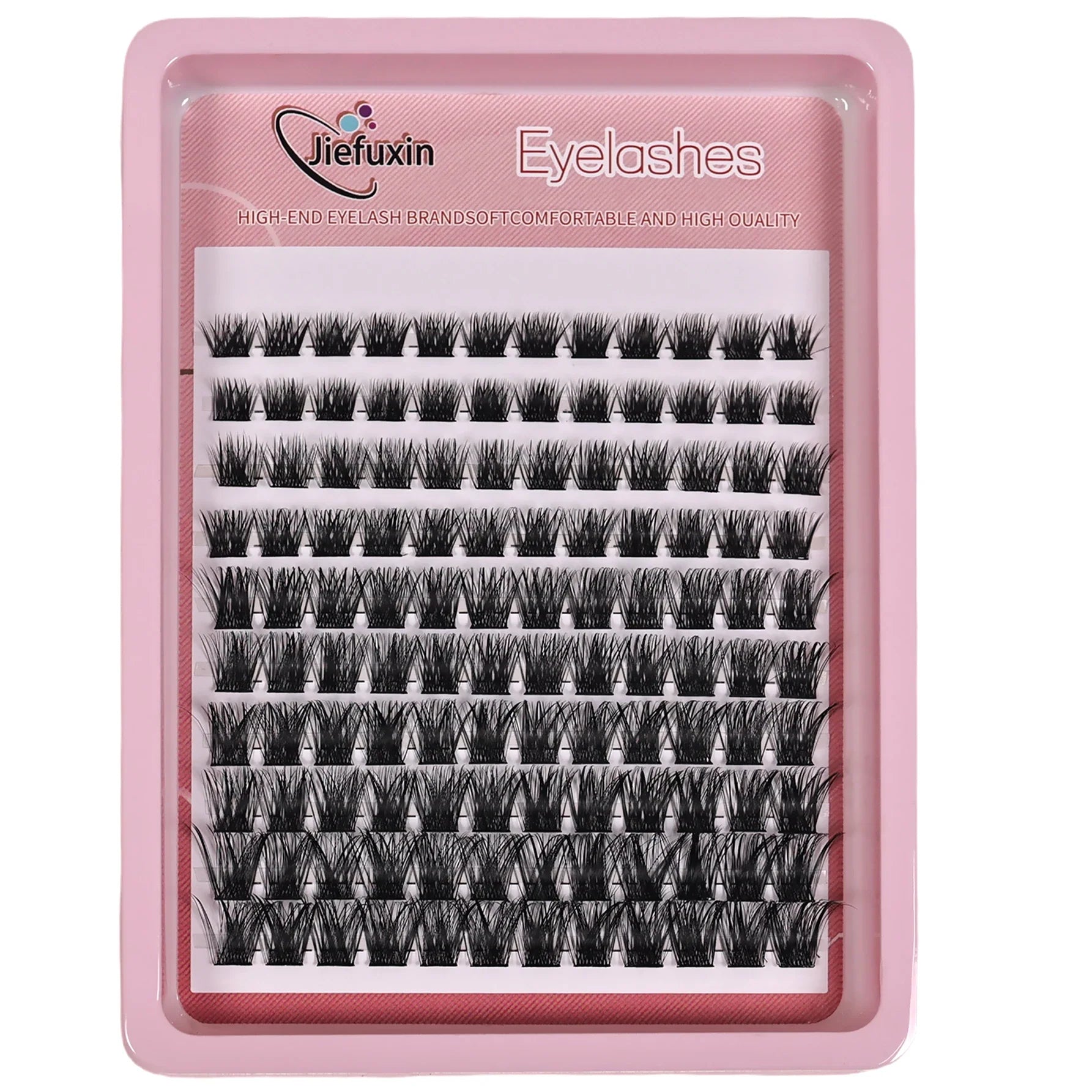 Cluster Lashes 120pcs 8-16mm Wispy D Curl Fluffy Eyelash Extensions | DIY Natural Look