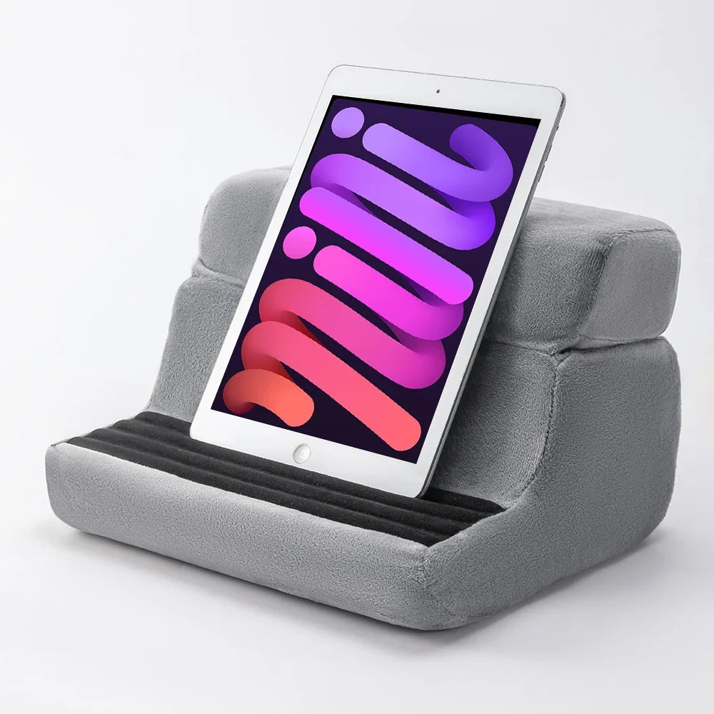 Multi-functional Tablet Pillow Stand，4 Angles For Comfortable Reading and Watching Of Mobile Phone Tablet Reading Stand，Foldable