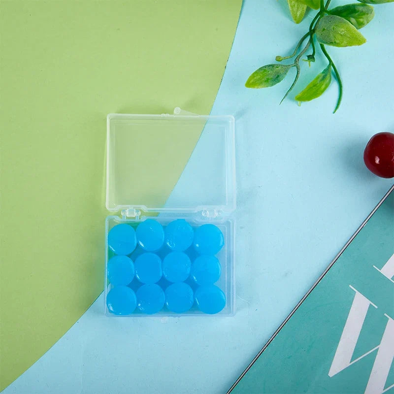 Silicone Ear Plugs for Sleeping | Noise Reduction Reusable Earplugs