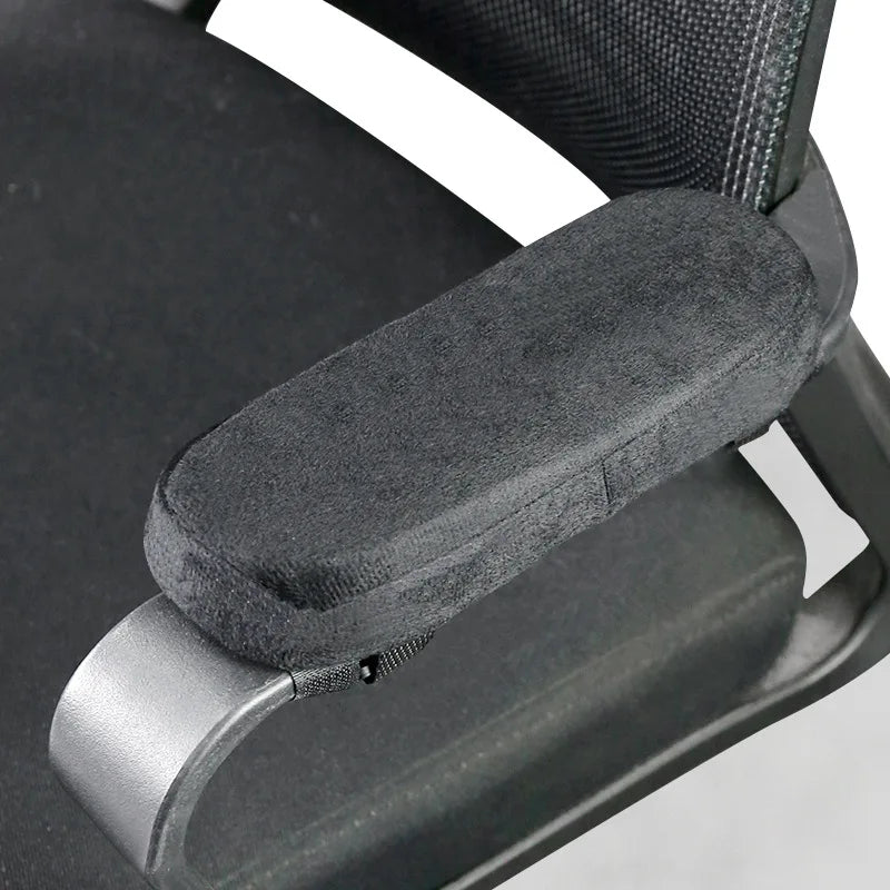 2Pcs Office Chair Parts Arm Pad Memory Foam Armrest Cover Cushion Pads For Home Office Chair Comfortable Elbow Pillow