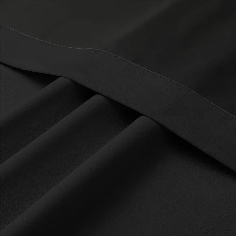 High Shade Waterproof Heat Insulation Indoor Outdoor Curtains Door Curtains Decoration Home Garden