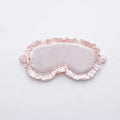 Silk Ruffle Sleep Eye Mask | Soft Blackout Eye Covers for Better Sleep
