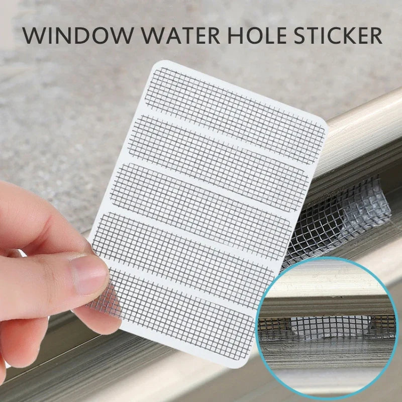 50/25/15pcs Window Screen Repair Stickers Tape Adhesive Anti Mosquito Door Mesh Patch Tape Broken Holes Repair Screen Wall Patch
