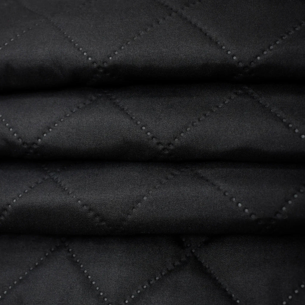 Quilted 100% Blackout Curtains for Living Room Heavy Duty Window Drapes Bedroom Winter Thick Thermal Curtains Eyelets Ready Made