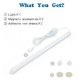 LED Light Under Cabinet Lights | USB Dimmable 3 Color Magnetic Strip