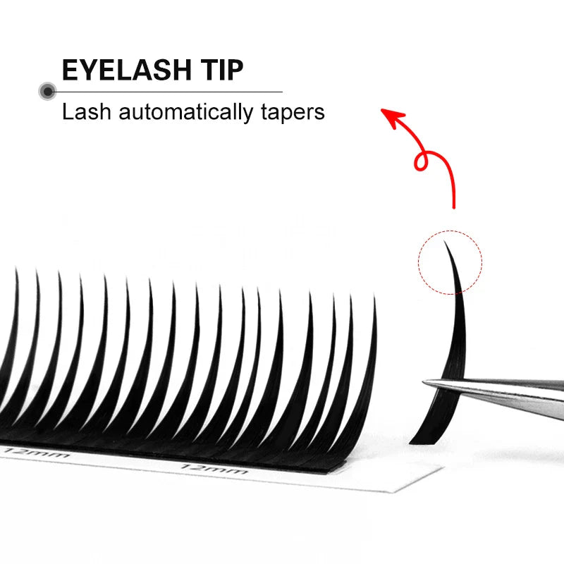Winky Beauty 07 C/D Wet Eyelash Extension | Manga Wispy Spikes Lashes for Cosplay