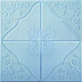 1-10pcs70cm*70cm Modern Paper Ceiling Decorative Waterproof Moisture-proof Mildew proof Wall Self-adhesive 3D Bedroom Background