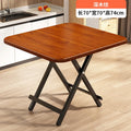 Folding Dining Table Portable 80X80Cm Compact Square Lightweight Carry Handle Easy Setup Small Apartment Home Office Camping