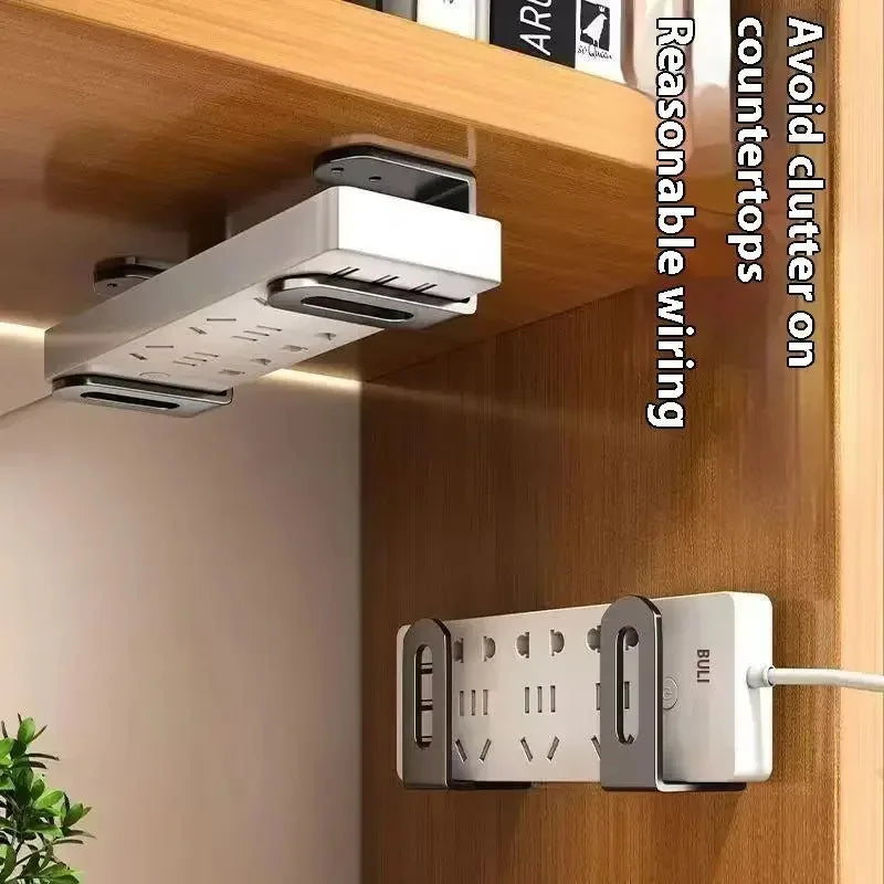 Wall-Mounted Router Set-Top Box Organizer with Adjustable Bracket, Multi-Purpose Cable Management Shelf for WiFi Devices Storage