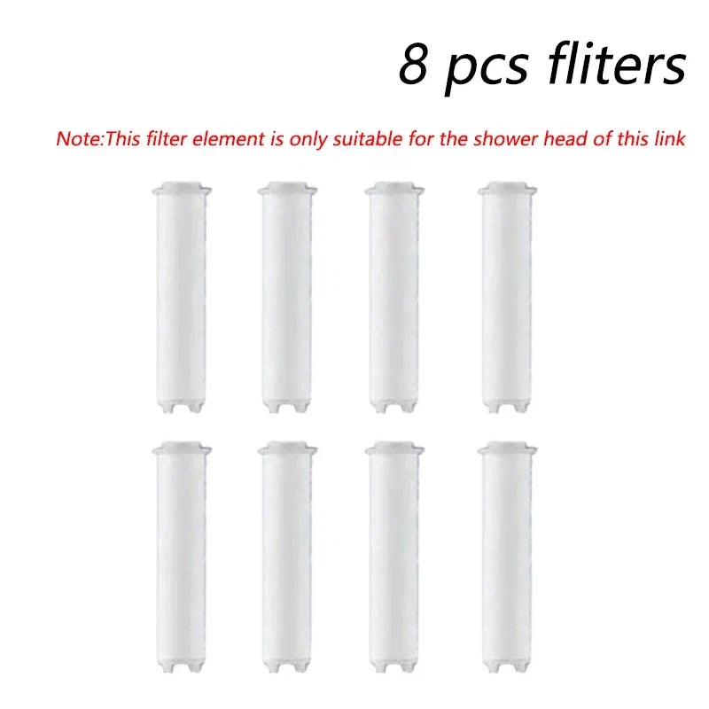 10 Spray High-Pressure Water Saving Filtered Shower Head Handheld Showerhead Fall Resistance Black White Bathroom Shower Nozzle