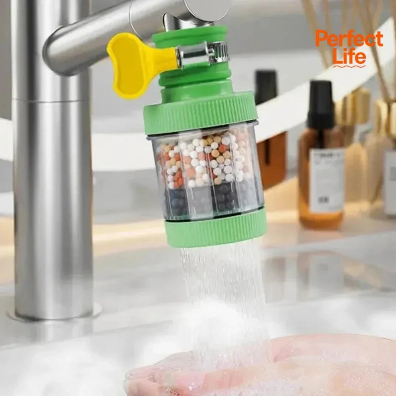 1PcsWater Clean Purifier Filter Filtration Cartridge Carbon Filter Water Faucet Filter Household Kitchen Home Faucet Mini Tap