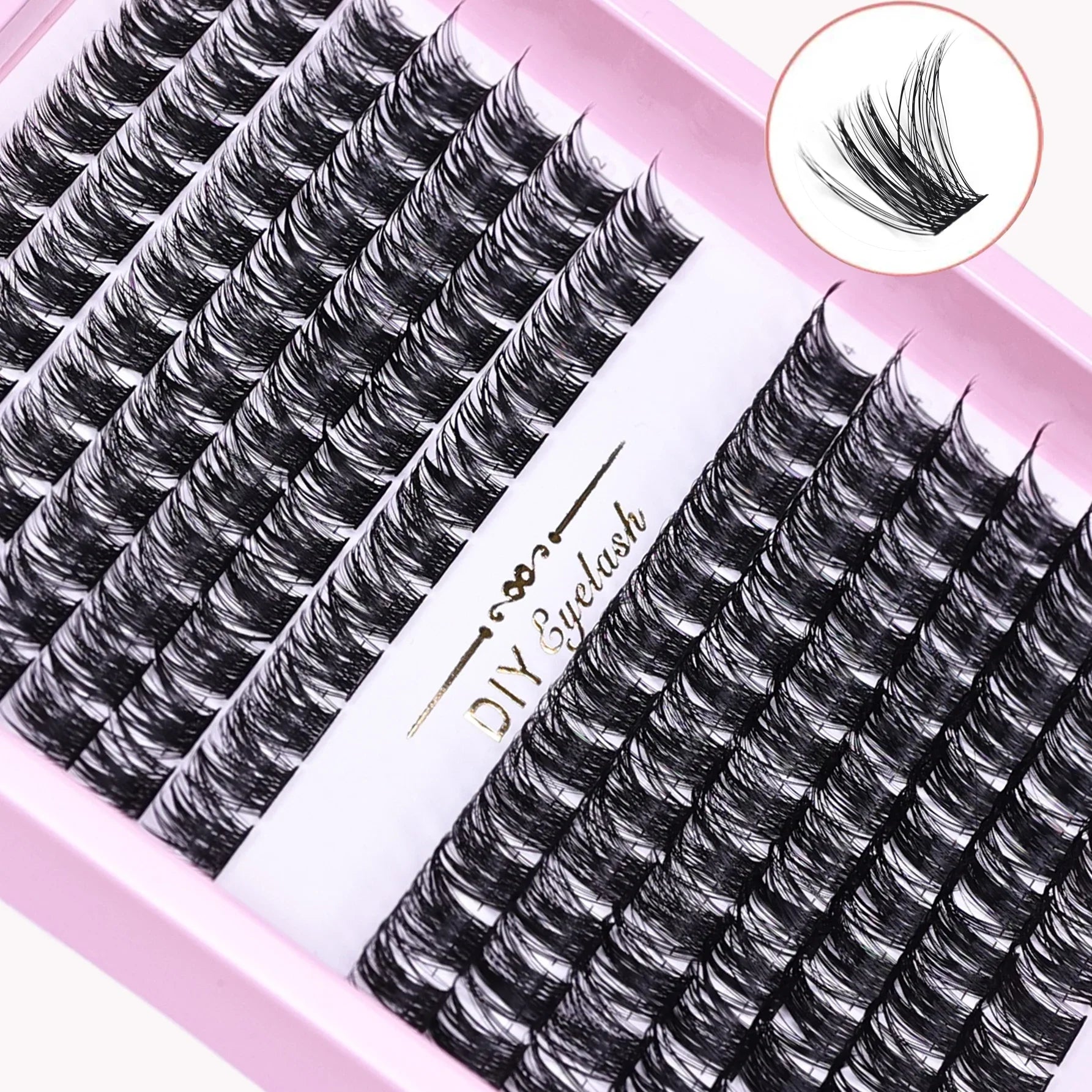 Lash Clusters 168pcs | DIY Wispy Individual Lashes 10-16mm D Curl