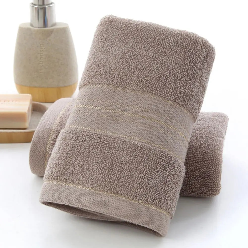 1/2/4 Pcs Cotton Class A Thickened Absorbent Jacquard Polyester-cotton Skin-friendly Face Towel Pure Cotton Towel Adult Towel