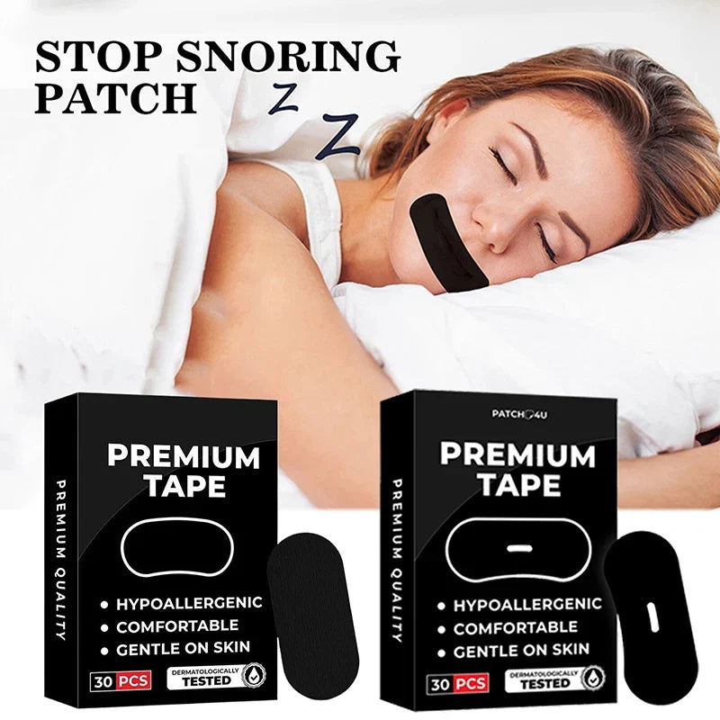 30 Pcs Anti Snoring Mouth Tape for Better Sleep | Medical Grade Nasal Strips