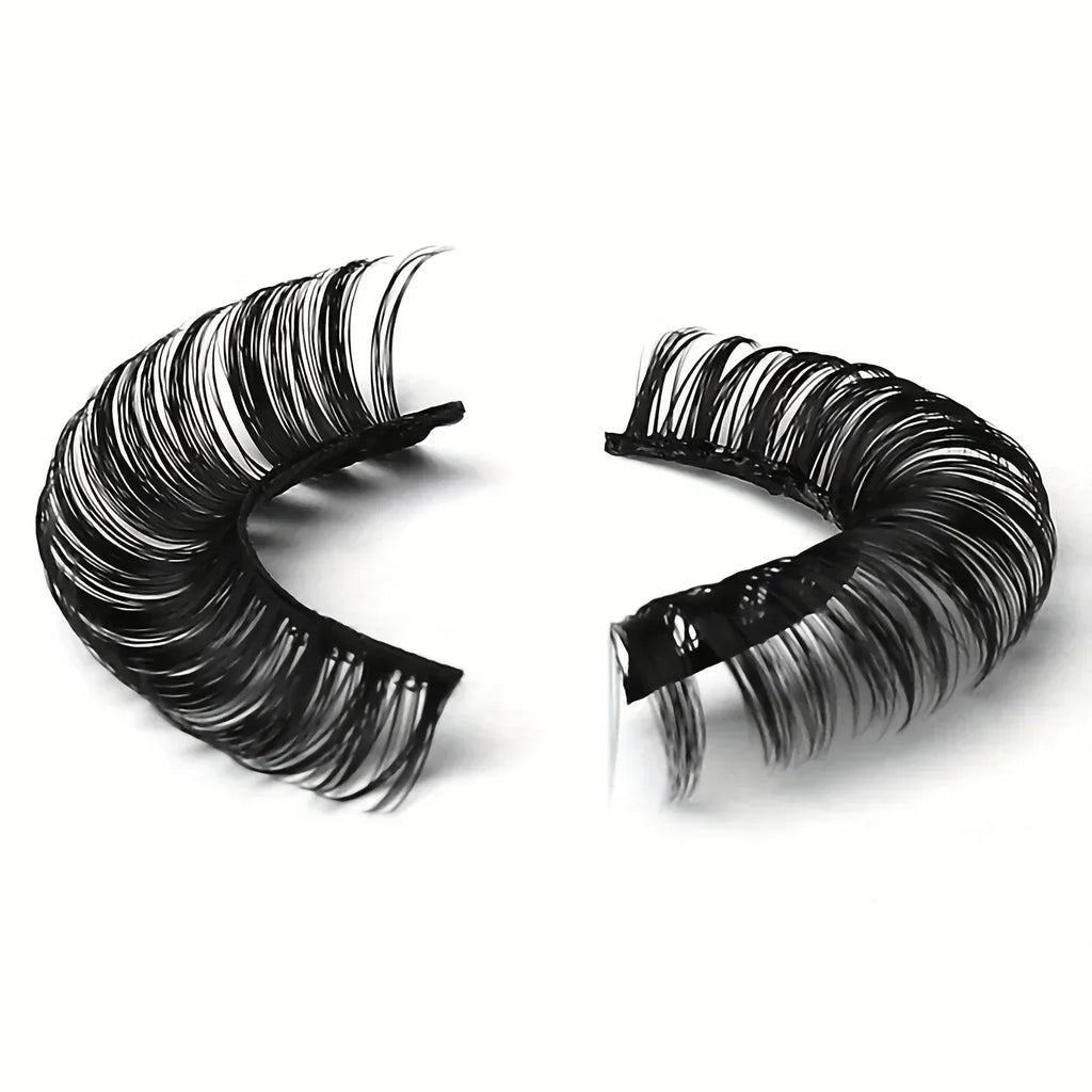10 Pairs Russian Strip Lashes DD Curl | Fluffy Wispy Faux Mink Lashes Pack