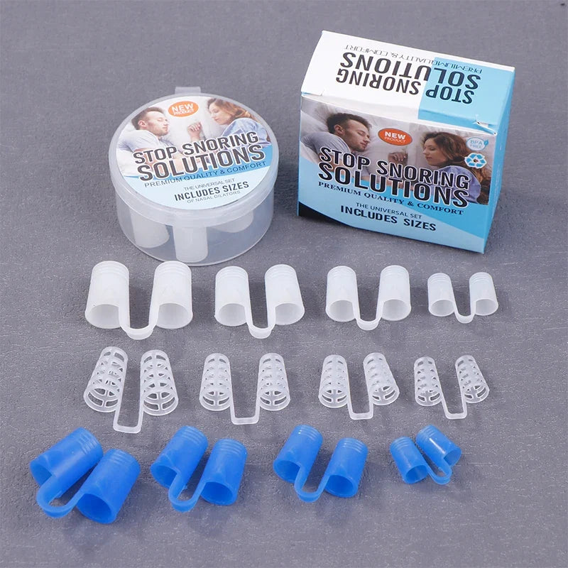 Silicone Anti Snore Nasal Dilators | Snoring Aid Nose Clips