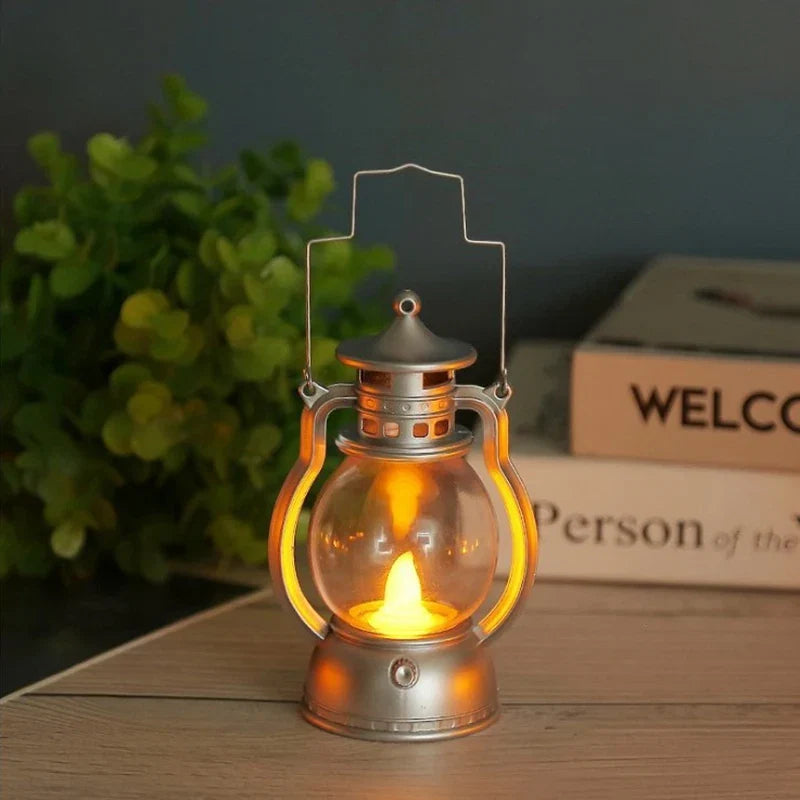 Retro Oil Lamp Halloween Lantern | Decorative LED Party Light