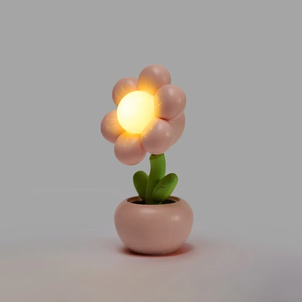 Mini LED Flower Night Light | Cute Table Lamp for Kids Bedroom
