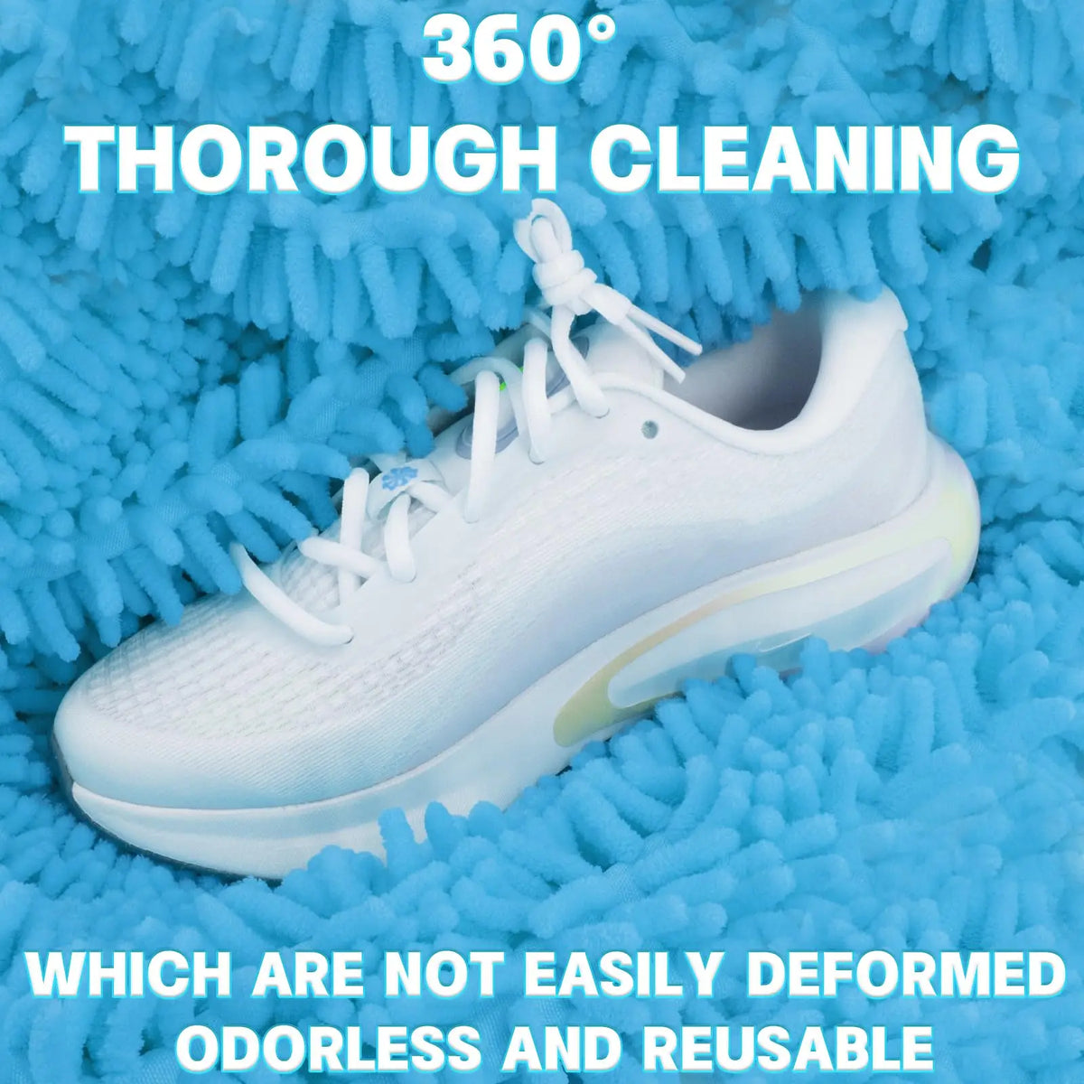 1/2/3PCS Special Shoe Washing Bag 360° Deep Clean Durable Sneaker Tennis Shoes Cleaning Bag With Zipper for All Shoes Size Type