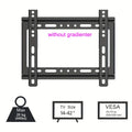 BEISHI Universal TV Bracket Low Profile TV Wall Mount Fixed for Most 30"-80" Flat/Curved TVs with Max VESA 600X500mm Up to 70kg