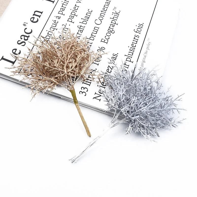 Artificial Plants Cheap Festival Leaves Vases for Home Decor Wedding Bridal Accessories Clearance Diy Gifts Candy Box Plastic
