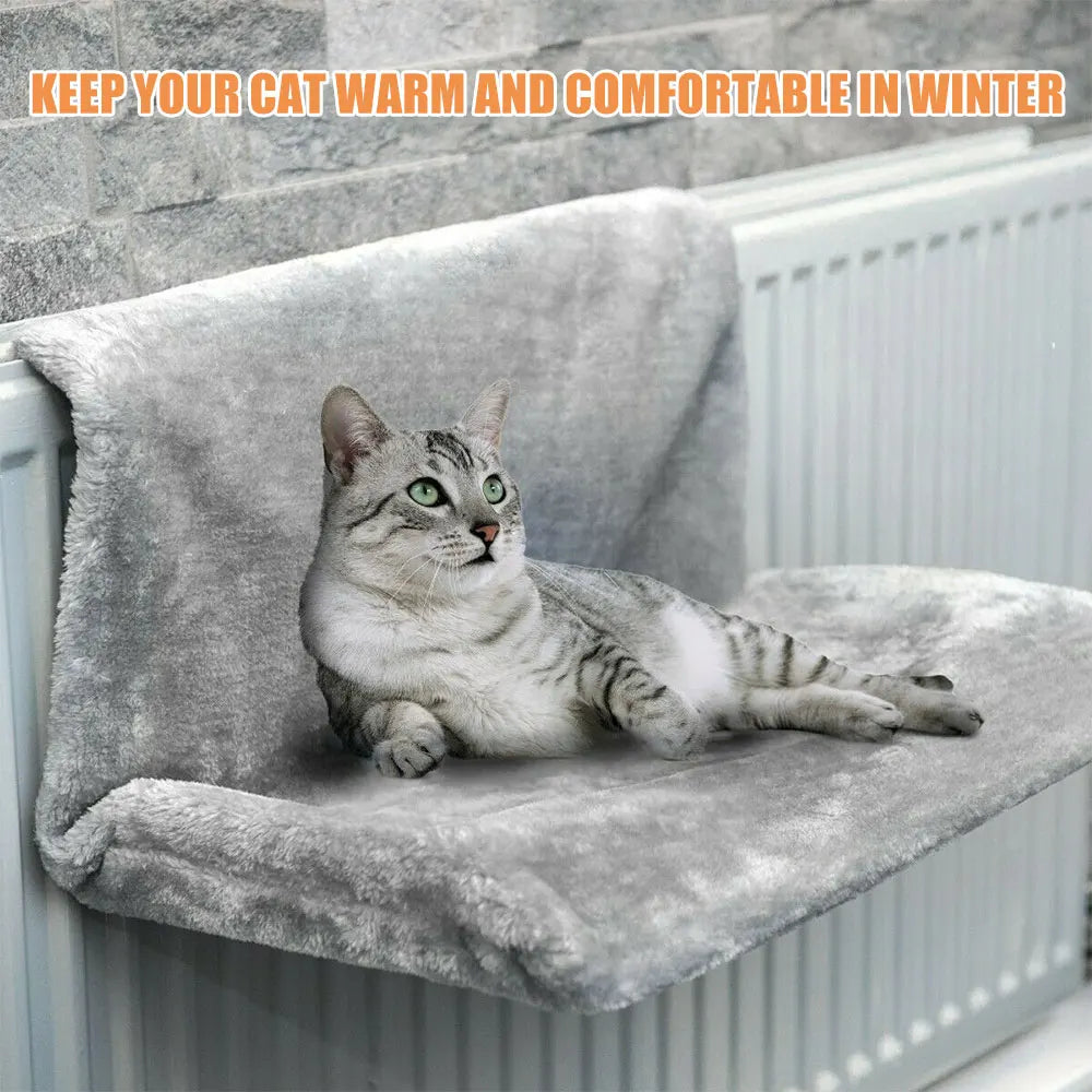 1-5Pc Pet Cat Radiator Bed Hanging Cat Cradle Hammock with Metal Frame Small Pet Animal Hanging Bed Luxury Basket Pet Accessorie