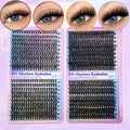 DIY Cluster Eyelash Extensions Kit | 640pcs Individual Lashes for Home Use