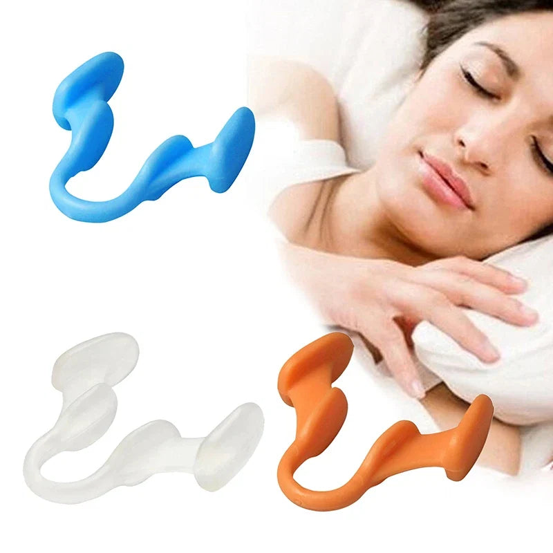 Silicone Anti Snoring Nose Clip | Nasal Dilator for Better Sleep