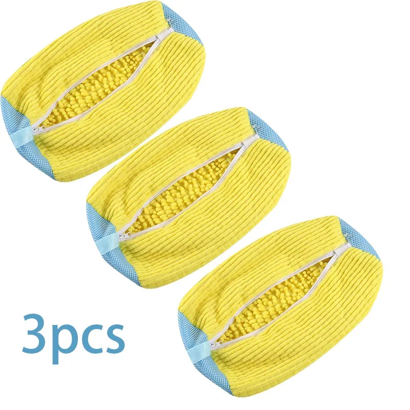 1/2/3PCS Special Shoe Washing Bag 360° Deep Clean Durable Sneaker Tennis Shoes Cleaning Bag With Zipper for All Shoes Size Type