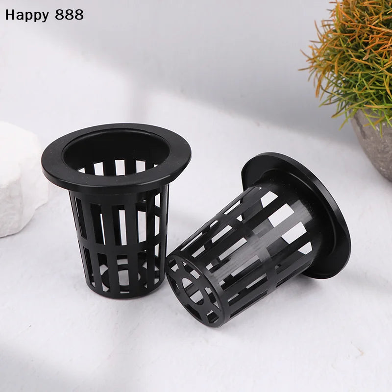 25 Pieces Of Hydroponic Baskets For Soilless Cultivation Of Garden Vegetables, Aeroponics Plastic Planting Mesh Pots