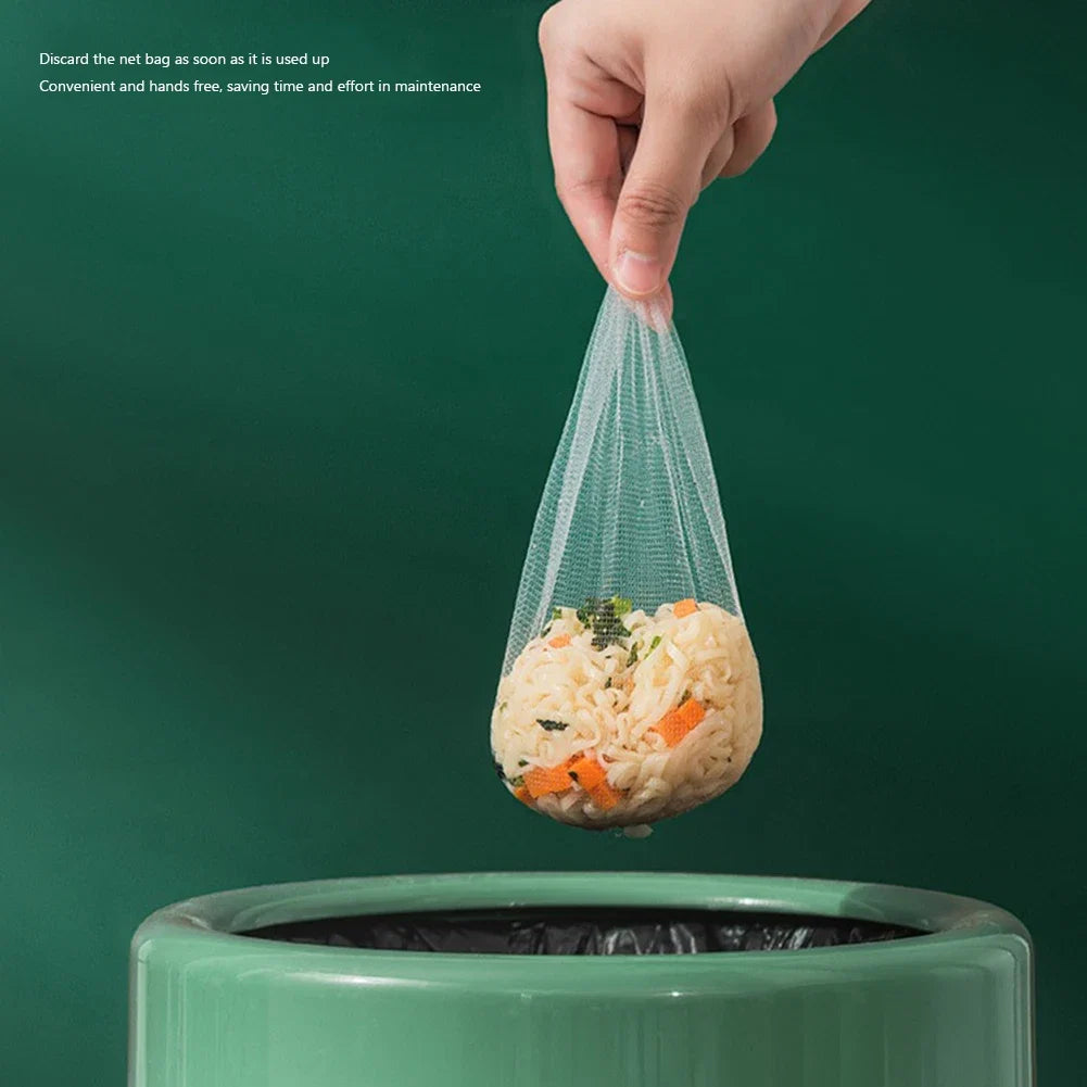 Foldable Sink Strainer Mesh Bag Stand Kitchen Sink Filter Rack Waste Garbage Net Shelf Disposable Garbage Mesh Bag Kitchen Gadge