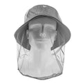 1Pc Ultra Large & Long Extra Fine Holes Mesh Soft Durable Fly Screen Premium Mosquito Insect Head Net Face Protector Camping Cap