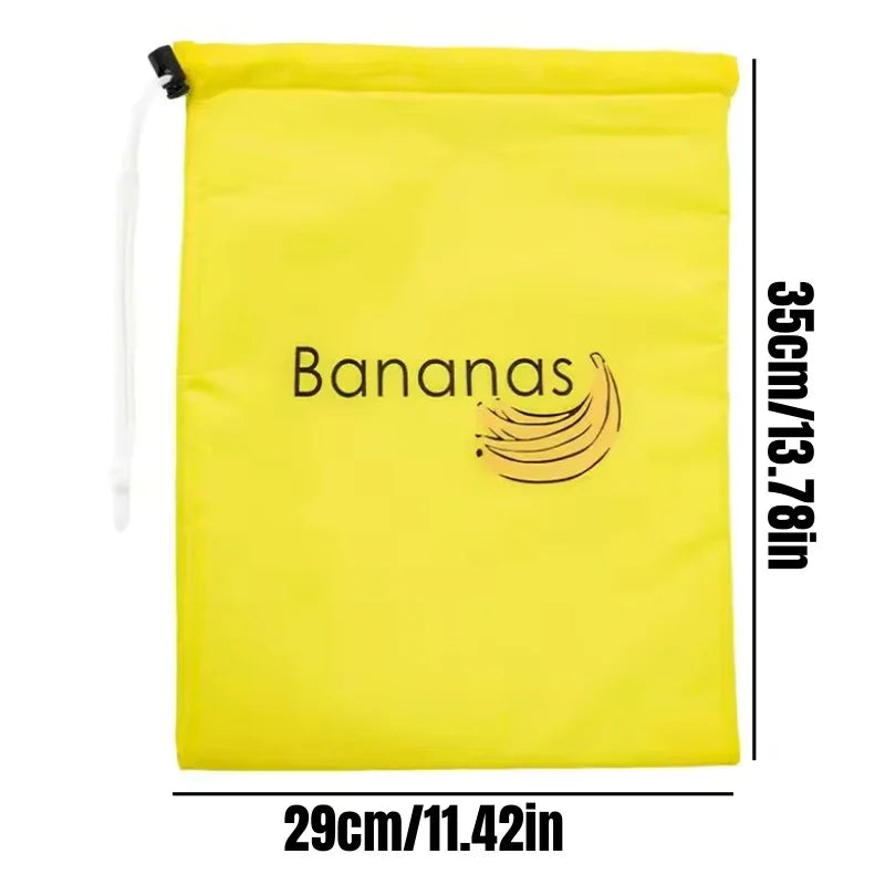 1/2/3/5pcs Yellow Banana Storage Bags Lettuce Storage Bag Prevents Odor 2 Weeks Fresh-keep Bundle Insulated Aluminum Film Bags