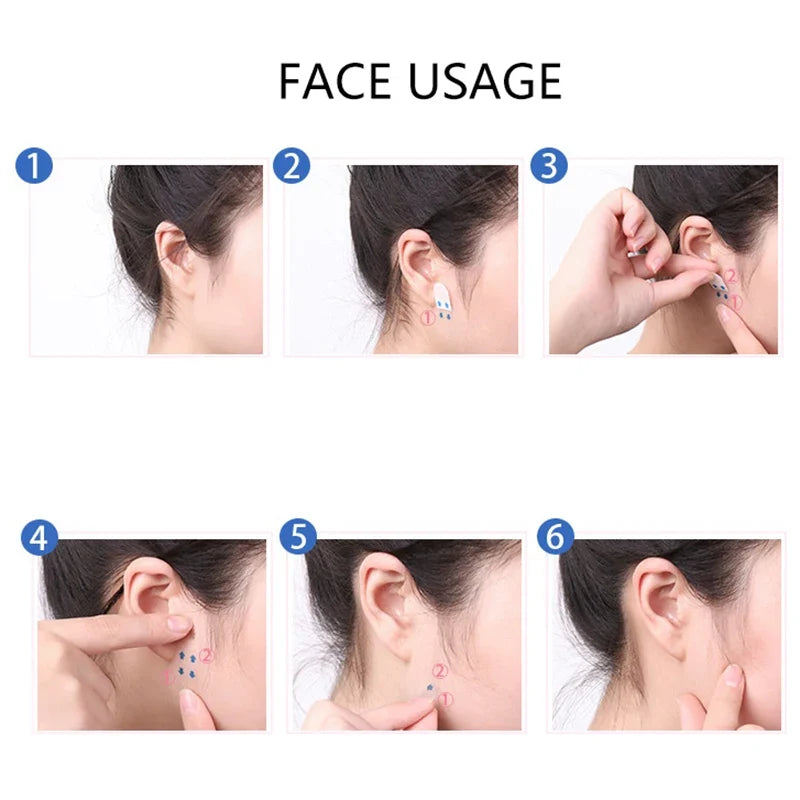 Waterproof V Face Makeup Tape | Invisible Lifting Stickers for Instant Chin Lift