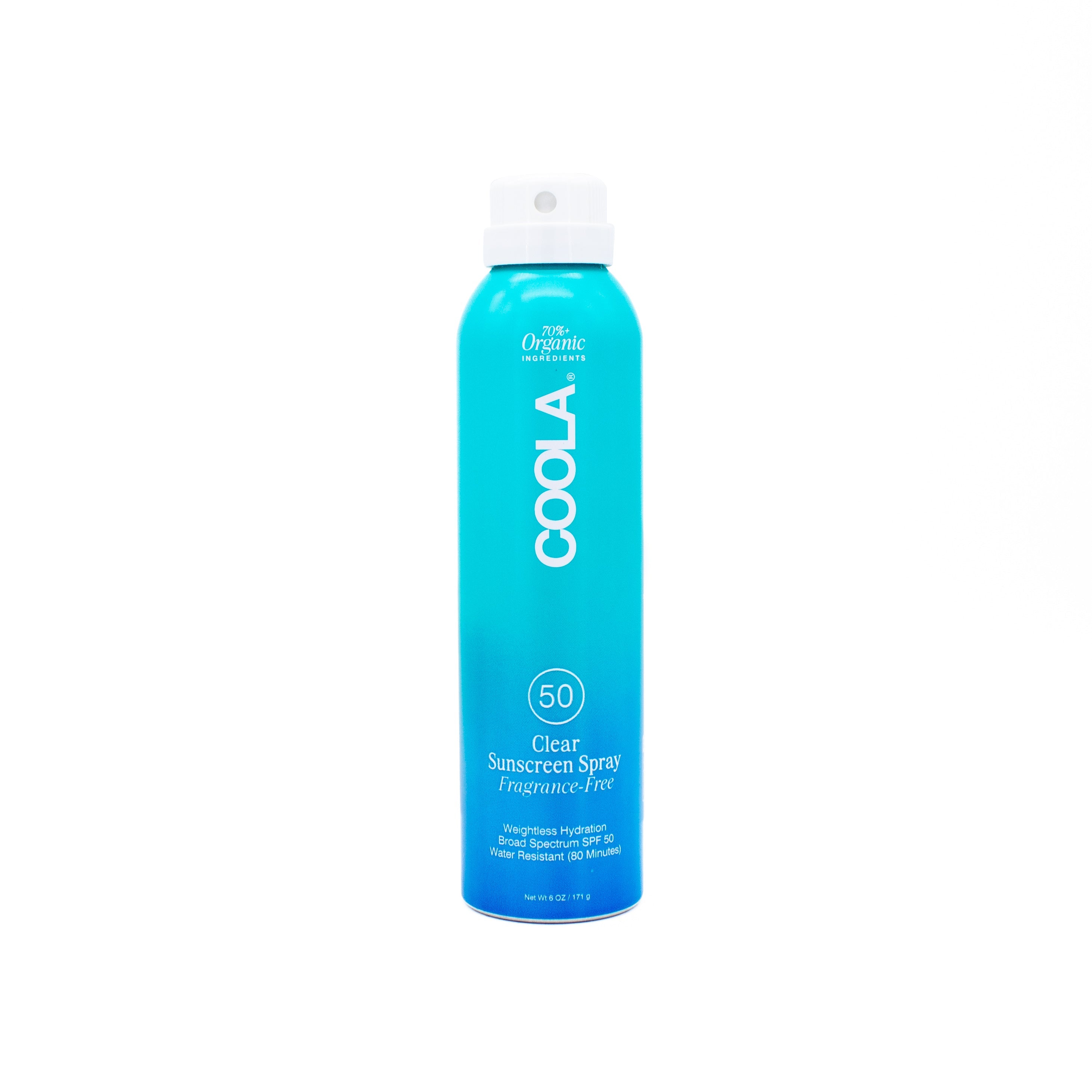 COOLA Clear Sunscreen Spray SPF 50 6oz - New