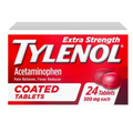 Tylenol Extra Strength 500?mg 24?ct Coated Tablets
