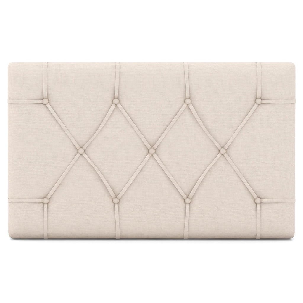Upholstered Headboard for Twin Size Bed with Fabric Upholstery