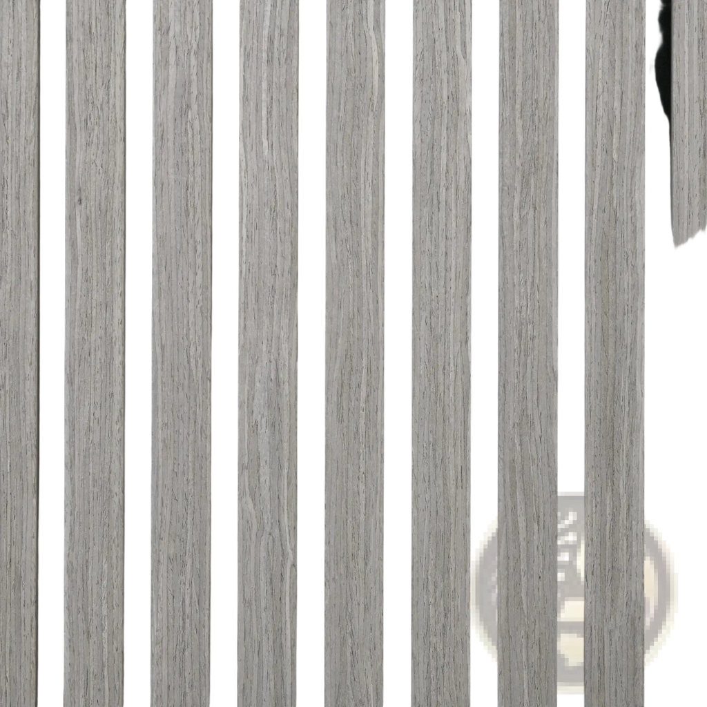Acoustic Wood Slat Wall Panels 24x24 Gray 4 Pack