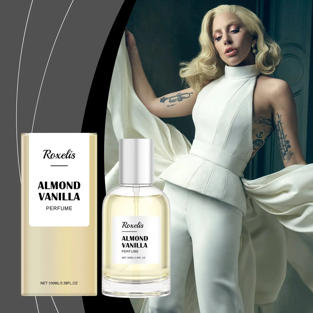 Almond Vanilla Perfume Long Lasting 100ml Fragrance