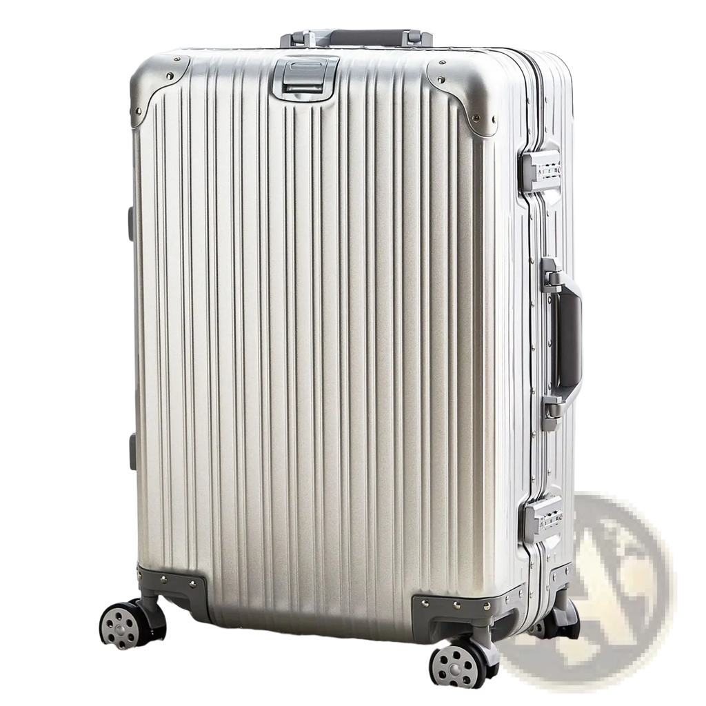 Aluminum Magnesium Luggage Hardshell Spinner Suitcase