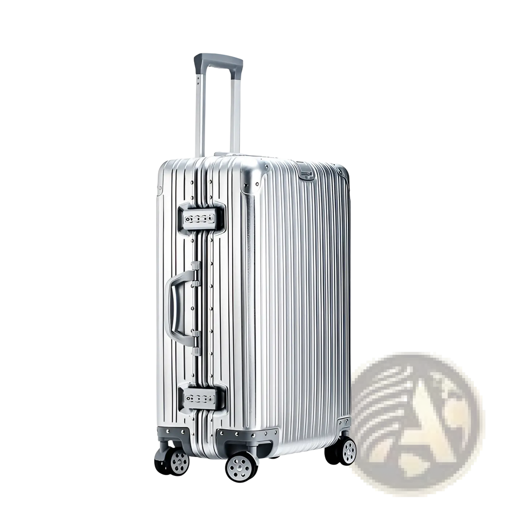 Aluminum Magnesium Luggage Hardshell Spinner Suitcase