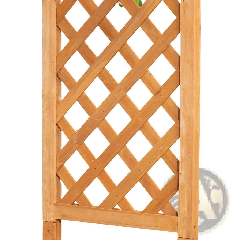 Arbor Garden Bench with Trellis and Pergola Arch