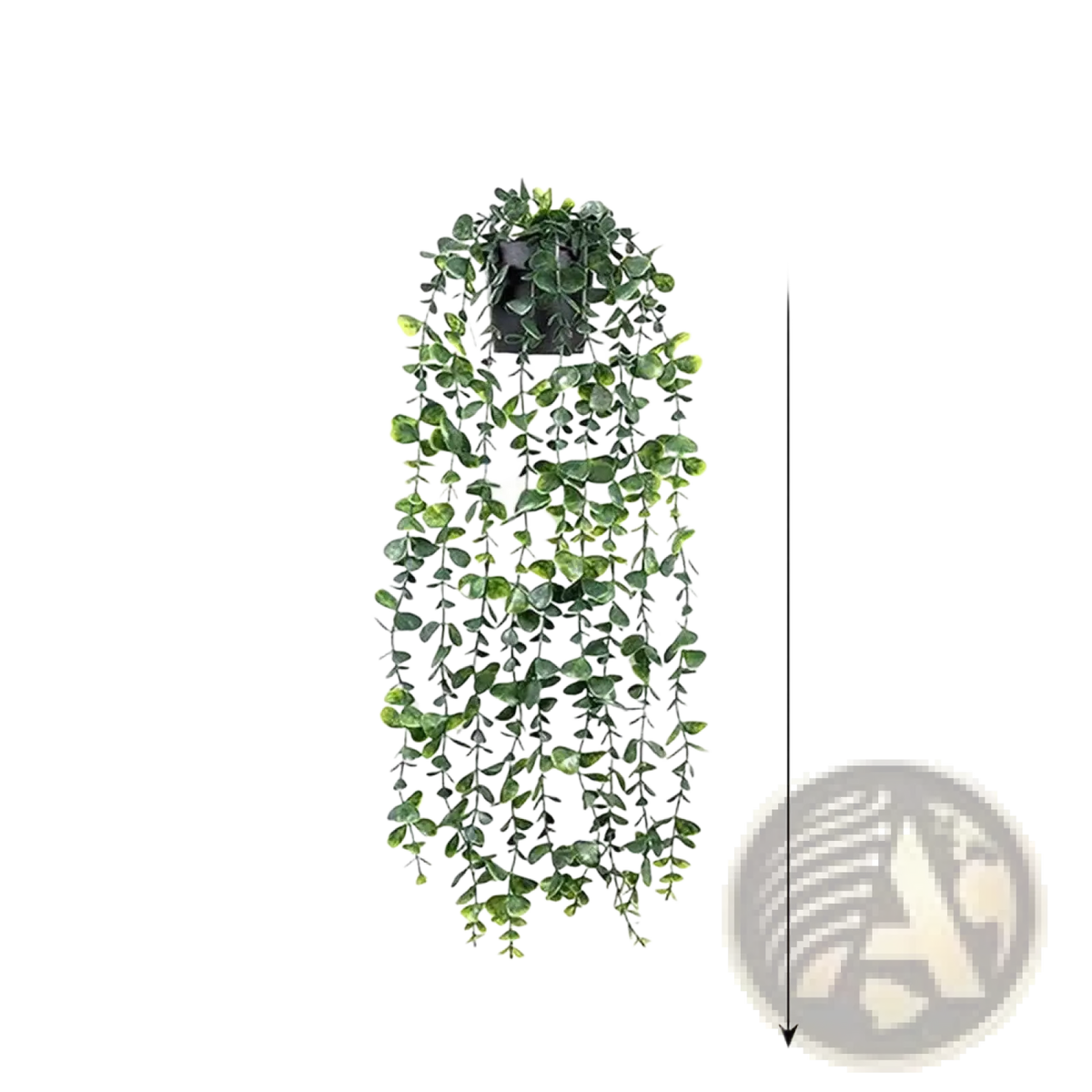 Artificial Hanging Plants 3 Pack Fake Trailing Greenery